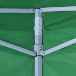 HAPPYSHOPPING Tente Pliable Verte 3 X 3 M Avec 4 Parois -Pergola Soldes 41368620 4