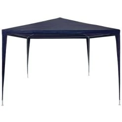 HAPPYSHOPPING Tente De Reception 3 X 4 M PE Bleu -Pergola Soldes 41369113 3