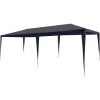 HAPPYSHOPPING Tente De Reception 3 X 6 M PE Bleu -Pergola Soldes 41369114 1