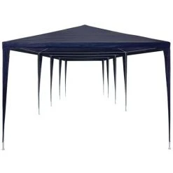 HAPPYSHOPPING Tente De Reception 3 X 12 M PE Bleu 9 HAPPYSHOPPING Tente De Reception 3 X 12 M PE Bleu -Pergola Soldes 41369116 3