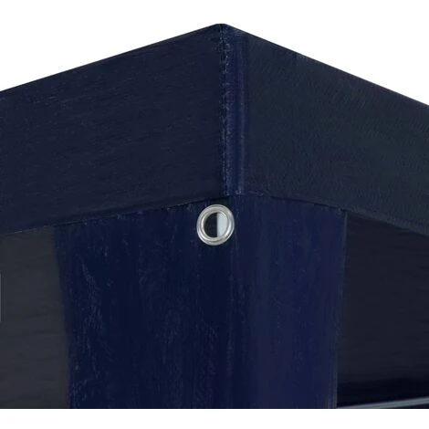 HAPPYSHOPPING Tente De Reception 3 X 12 M PE Bleu 7 HAPPYSHOPPING Tente De Reception 3 X 12 M PE Bleu – Image 5