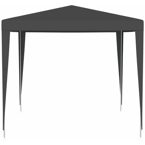 HAPPYSHOPPING Tente De Reception Professionnelle 2,5x2,5 M Anthracite 90 G/m² 5 HAPPYSHOPPING Tente De Reception Professionnelle 2,5x2,5 M Anthracite 90 G/m² – Image 3