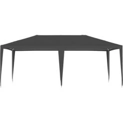 HAPPYSHOPPING Tente De Reception Professionnelle 4x6 M Anthracite 90 G/m² -Pergola Soldes 41369503 3