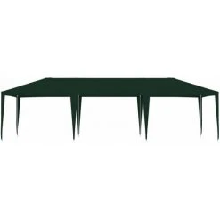 HAPPYSHOPPING Tente De Reception Professionnelle 4x9 M Vert 90 G/m² -Pergola Soldes 41369517 3