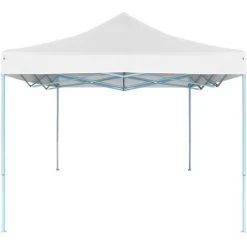 HAPPYSHOPPING Tente Pliable De Reception 3 X 4,5 M Blanc -Pergola Soldes 41369595 3