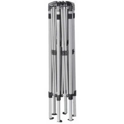 HAPPYSHOPPING Chapiteau Hexagonal Et 6 Parois Laterales 3,6x3,1 M Blanc Creme -Pergola Soldes 41859950 3