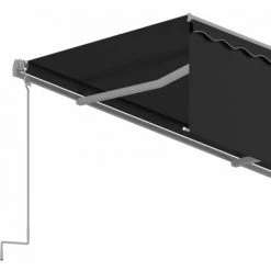 VidaXL Auvent Rétractable Automatique Avec Store 3x2,5 M Anthracite - Anthracite -Pergola Soldes 42177845 5