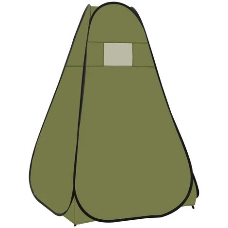 Topdeal Tente De Douche Escamotable Vert 7 Topdeal Tente De Douche Escamotable Vert – Image 5