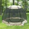 SKY LANTERN Tonnelle Pliante 8-10 Personnes Montage Facile - Tonnelle De Jardin Moustiquaire Octogonale - Tente De Camping, Abri Spa, Tonnelle Pliante -Pergola Soldes 42437013 1