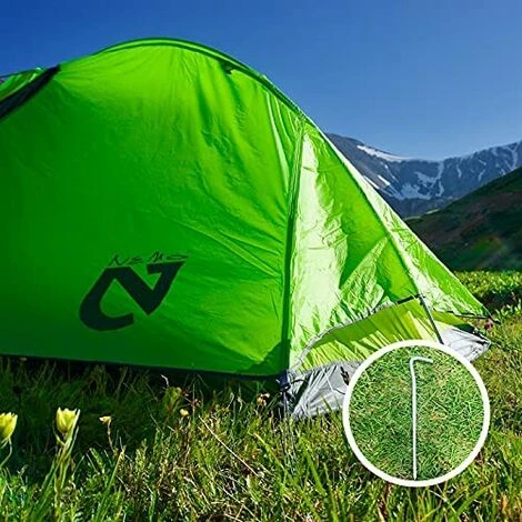 BEARSU Lot De 20 Sardines Tente, Piquets De Tente En Métal, Sardines Camping, Piquets De Fixation, Sardines Piquet Tente Pour Sols Durs 18cm Idéal Pour Le Jardinage, Le Camping, La Pêche Et La Tente 6 BEARSU Lot De 20 Sardines Tente, Piquets De Tente En Métal, Sardines Camping, Piquets De Fixation, Sardines Piquet Tente Pour Sols Durs 18cm Idéal Pour Le Jardinage, Le Camping, La Pêche Et La Tente – Image 4