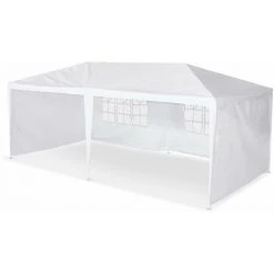 ALICE'S GARDEN Tente De Réception 3x6m - Aginum - Blanc - à Utiliser Comme Pavillon. Pergola. Chapiteau Ou Tonnelle. - Blanc -Pergola Soldes 44639452 3