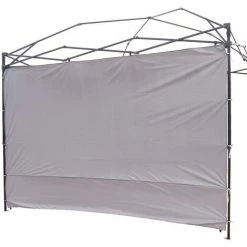 BEARSU Parois Latérales Panneau Latéral 3 X 3 M Parois Pour Pavillon De Jardin Tente De Réception Gazebo Tonnelle Camping Protéger De La Pluie Vent Soleil - 1 Gray Parois LatéralesGris - Gray Panel Wall