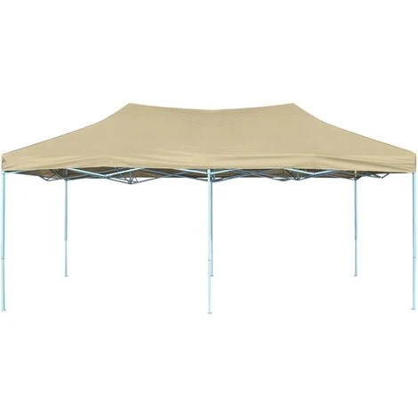 Tente De Réception Pliable 3x6 M Blanc Crème VidaXL 4 Tente De Réception Pliable 3x6 M Blanc Crème VidaXL – Image 2