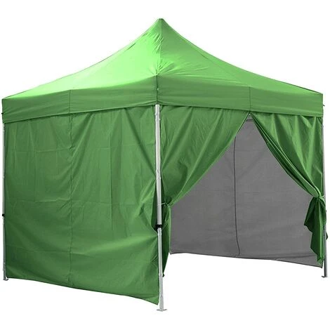 GREADEN Tente Pliante + Pack Côtés 3x3m PREMIUM LIGHT Tube 32mm En Acier Bâche 220g/m² ENDUIT PVC 100% ÉTANCHE Barnum Pliante + Sac De Transport - Vert 3 GREADEN Tente Pliante + Pack Côtés 3x3m PREMIUM LIGHT Tube 32mm En Acier Bâche 220g/m² ENDUIT PVC 100% ÉTANCHE Barnum Pliante + Sac De Transport - Vert