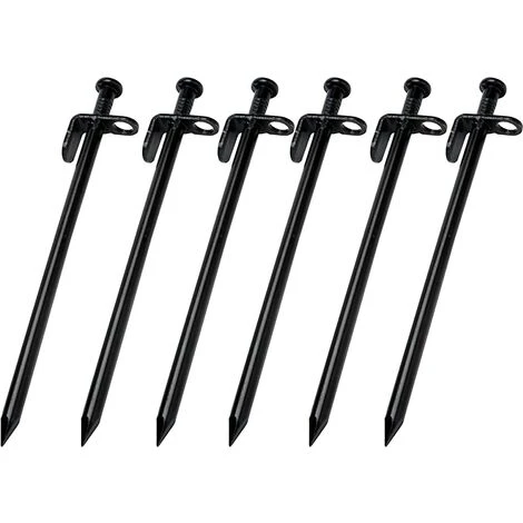 TANABATA Piquets De Tente En Acier 20 Cm 30 Cm Piquets De Fixation Solides Sardines Sol Dur Avec Pochette De Rangement Pour Camping Bâche Plage 3 TANABATA Piquets De Tente En Acier 20 Cm 30 Cm Piquets De Fixation Solides Sardines Sol Dur Avec Pochette De Rangement Pour Camping Bâche Plage
