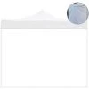 EVERGREEN Cache Latéral Pour Gazebo Blanc étanche Pour Gazebo Refermable 200x200 Cm -Pergola Soldes 46303892 1