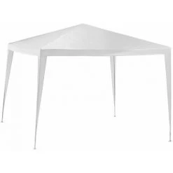 TERRE JARDIN Tonnelle De Jardin 3 X 3 M Blanc - Blanc