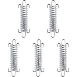 ECHOO 5pcs Tendeur De Ressort En Acier Inoxydable, Haute Résistance Camping Auvent Tente Corde Pour La Randonnée Camping Pêche Pique-Nique Voyager