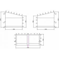Quick-Star Ensemble De Rideaux 3 pièces Assortis Aux Tonnelles Murales De 300 x 400 cm 7 Quick-Star Ensemble De Rideaux 3 pièces Assortis Aux Tonnelles Murales De 300 x 400 cm -Pergola Soldes 49150705 3