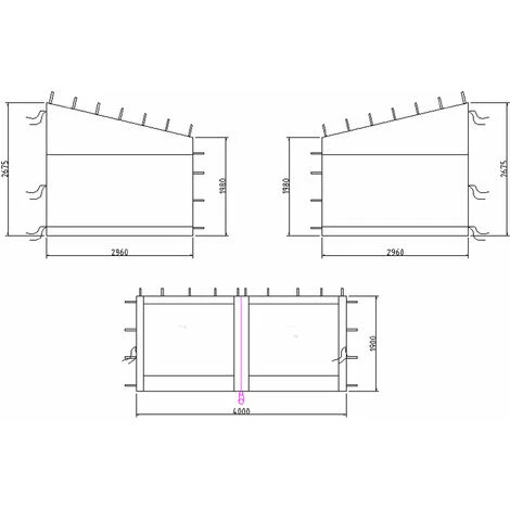 Quick-Star Ensemble De Rideaux 3 pièces Assortis Aux Tonnelles Murales De 300 x 400 cm 5 Quick-Star Ensemble De Rideaux 3 pièces Assortis Aux Tonnelles Murales De 300 x 400 cm – Image 3