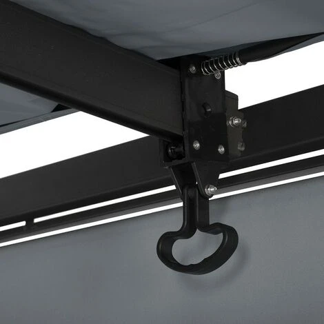 HESPERIDE Tonnelle Moai 3x4 M Ardoise Hespéride - Gris - Gris Ardoise 7 HESPERIDE Tonnelle Moai 3x4 M Ardoise Hespéride - Gris - Gris Ardoise – Image 5