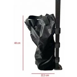 MOBILI REBECCA Rebecca Mobili 4 Sacs Lestage Fixation Tonnelle Pavillon Noir Velcro 48x22,5 -Pergola Soldes 49931792 2