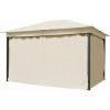 INTENT24.FR Rideaux (set De 4 Toiles) Pour Tonnelle De Jardin INTENT24 Sunset Classic 3x4 M Couleur Champagne - Champagne 1 INTENT24.FR Rideaux (set De 4 Toiles) Pour Tonnelle De Jardin INTENT24 Sunset Classic 3x4 M Couleur Champagne - Champagne -Pergola Soldes 50003597 1