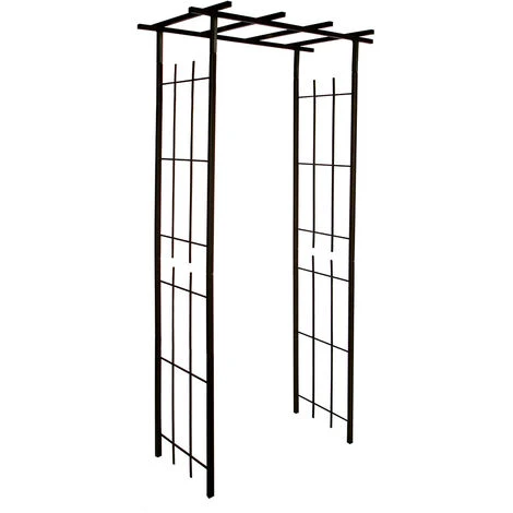 LMOULIN Arche De Jardin En Fer Vieilli Tubes Carrés Petit Modèle 4 LMOULIN Arche De Jardin En Fer Vieilli Tubes Carrés Petit Modèle – Image 2