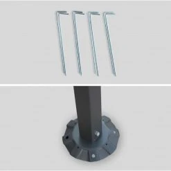 ALICE'S GARDEN Pergola 3 X 2.5m - Brestum - Toile Beige - Pergola Murale - Beige -Pergola Soldes 50777872 3