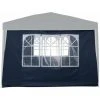 TERRE JARDIN Mur Fenêtre Pour Tonnelle Pliante Bleu 3x3 M -Pergola Soldes 5092416 1