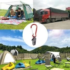 Pince Bâche Clip Tente Alliage,Triomphe 12 Pièces Coupe-Vent Clip Bâche Réutilisable, Réutilisable Clip Pour Auvent, Pour Couverture D'auvent De Piscine Fixe, Tente, Trampoline, Auvent De Bateau -Pergola Soldes 50949918 4