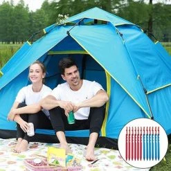 DKSFJKL 12 Pcs Clous De Tente Légers Et Lourds De Clous De Tente Clou Triangulaire Réglable Multi-Dents Pour Le Camping De Plein Air, Les Voyages à Pied, Les Plages Et Les Plages 18CM 10 DKSFJKL 12 Pcs Clous De Tente Légers Et Lourds De Clous De Tente Clou Triangulaire Réglable Multi-Dents Pour Le Camping De Plein Air, Les Voyages à Pied, Les Plages Et Les Plages 18CM -Pergola Soldes 50995125 4