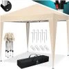KESSER® Tonnelle 3 x 3 m | Étanche | Sac De Rangement Fourni | Système D’attache Pop-up | Protection UV 50+ | Pavillon Pliable | Tente De Jardin | Chapiteau | Entretoises Métalliques |, Beige (de) -Pergola Soldes 51038906 1