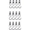 VERSAILLESFR Tonnelle à Clips Pour Auvents 12 Pièces Clip Tente Campagne Mousqueton Crochet Crochet Verrouillage Pour Tonnelle Clip Collier Toit Clip Pour Tentes Campagne En Plein Air Tente Fixe -Versailles -Pergola Soldes 51283273 1