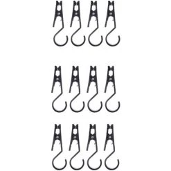 VERSAILLESFR Tonnelle à Clips Pour Auvents 12 Pièces Clip Tente Campagne Mousqueton Crochet Crochet Verrouillage Pour Tonnelle Clip Collier Toit Clip Pour Tentes Campagne En Plein Air Tente Fixe -Versailles