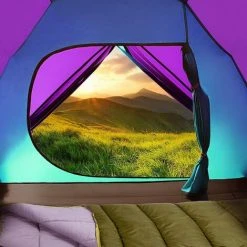 AICOK Tente De Camping Autoportante | Tente Dôme Double Couche, Imperméable, Coupe-vent, Peut être Montée Rapidement, Convient Pour Le Camping Familial Et La Randonnée En Plein Air | 210 X 190 X 120 Cm -Pergola Soldes 51310627 4