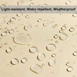 BARES Voile D'ombrage Rectangulaire Anti-UV, Imperméable, Résistant Aux Intempéries, Durable, Parfait Pour Terrasse, Jardin, Activités De Plein Air Avec Corde Gratuite (2 X 3 M, Beige) -Pergola Soldes 51394828 4