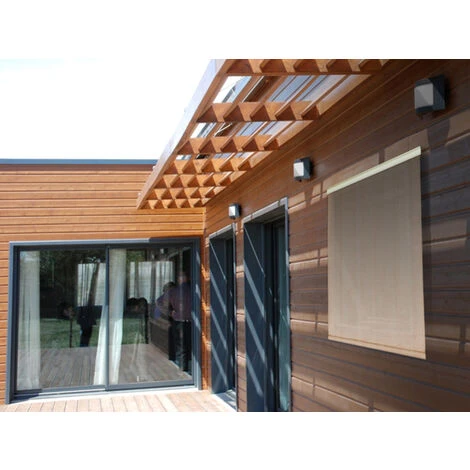 JARDIDECO Store D'ombrage 100 X H 180 Cm Sable - 165g/m² - Beige 4 JARDIDECO Store D'ombrage 100 X H 180 Cm Sable - 165g/m² - Beige – Image 2