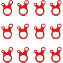 KARTOKNER 12 Pièces Tendeur De Corde Tendeur Camping En Alliage D'Aluminium Crochet Ajusteur De Corde Durable Antidérapant Pour Tente Bâche Randonnée Camping(Forme D'escargot)