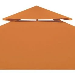 YOUTHUP Recouvrement De Remplacement D'auvent 310 G/m2 3x3m Terre Cuite -Pergola Soldes 51853231 3