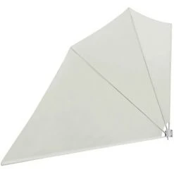 YOUTHUP Auvent Latéral Pliable De Balcon Crème 160 X 240 Cm -Pergola Soldes 51853363 4