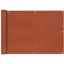 YOUTHUP écran De Balcon En Tissu Oxford 75x600 Cm Ocre Marron
