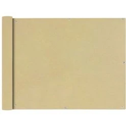YOUTHUP écran De Balcon En Tissu Oxford 90x400 Cm Beige