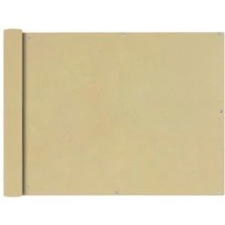 YOUTHUP écran De Balcon En Tissu Oxford 90x600 Cm Beige
