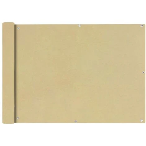 YOUTHUP écran De Balcon En Tissu Oxford 75x600 Cm Beige 3 YOUTHUP écran De Balcon En Tissu Oxford 75x600 Cm Beige