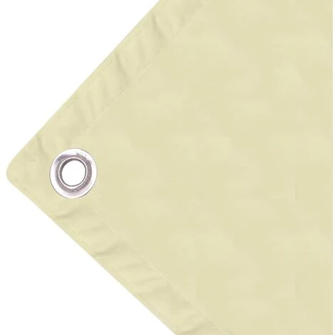 YOUTHUP écran De Balcon En Tissu Oxford 90x600 Cm Crème 5 YOUTHUP écran De Balcon En Tissu Oxford 90x600 Cm Crème – Image 3