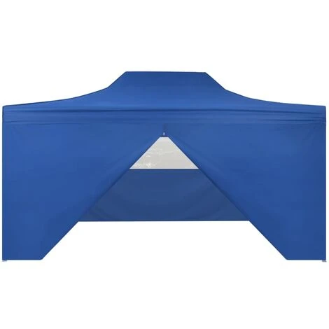 YOUTHUP Tente Pliable Avec 4 Parois Latéraux 3 X 4,5 M Bleu 5 YOUTHUP Tente Pliable Avec 4 Parois Latéraux 3 X 4,5 M Bleu – Image 3