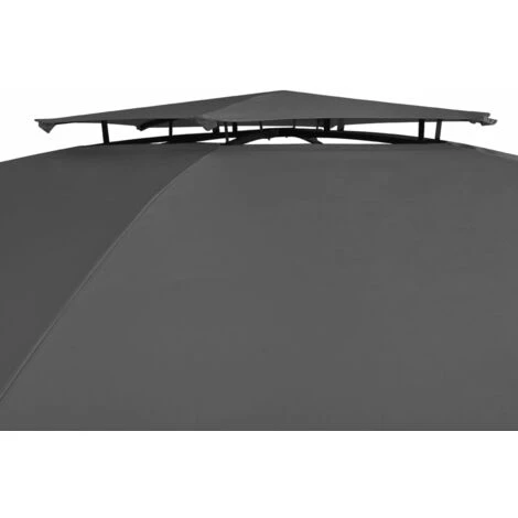 YOUTHUP Chapiteau Tente De Jardin Avec Rideaux Hexagonal 360 X 265 Cm 6 YOUTHUP Chapiteau Tente De Jardin Avec Rideaux Hexagonal 360 X 265 Cm – Image 4