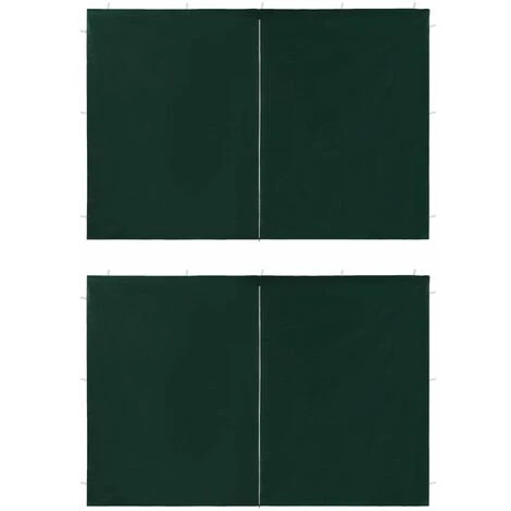 YOUTHUP Portes De Tente De Réception 2 Pcs Avec Fermeture éclair Vert 3 YOUTHUP Portes De Tente De Réception 2 Pcs Avec Fermeture éclair Vert