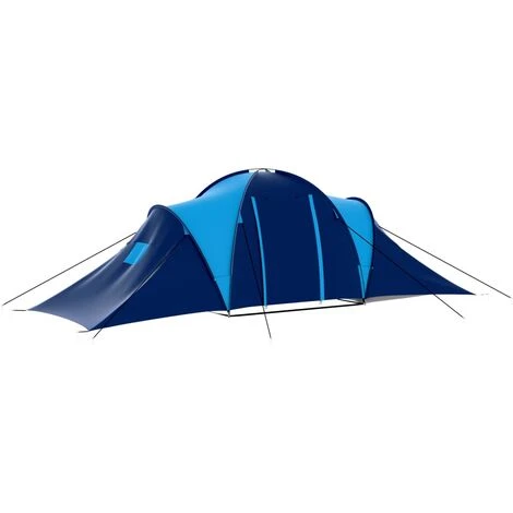 YOUTHUP Tente De Camping 9 Personnes Bleu Foncé Et Bleu - Bleu 4 YOUTHUP Tente De Camping 9 Personnes Bleu Foncé Et Bleu - Bleu – Image 2